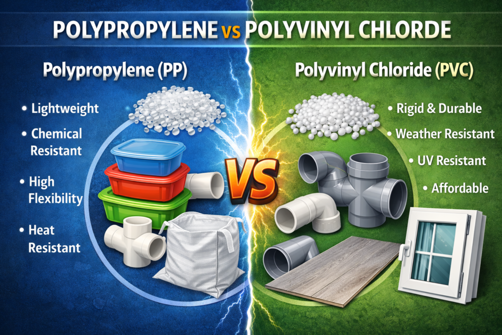 polypropylene vs polyvinyl chloride